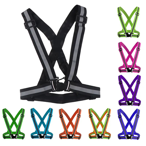 Gilet réfléchissant de sécurité pour la course à pied