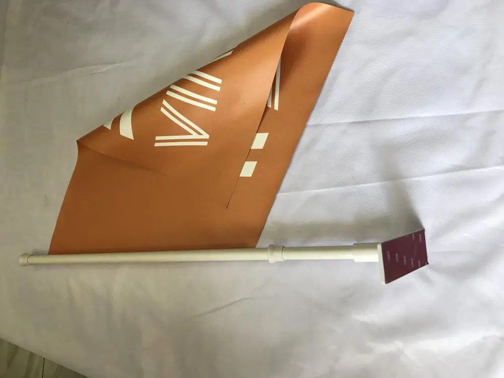 Drapeau imprimé double face en PVC