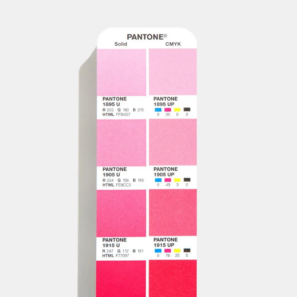Carte enduite Pantone Color Bridge