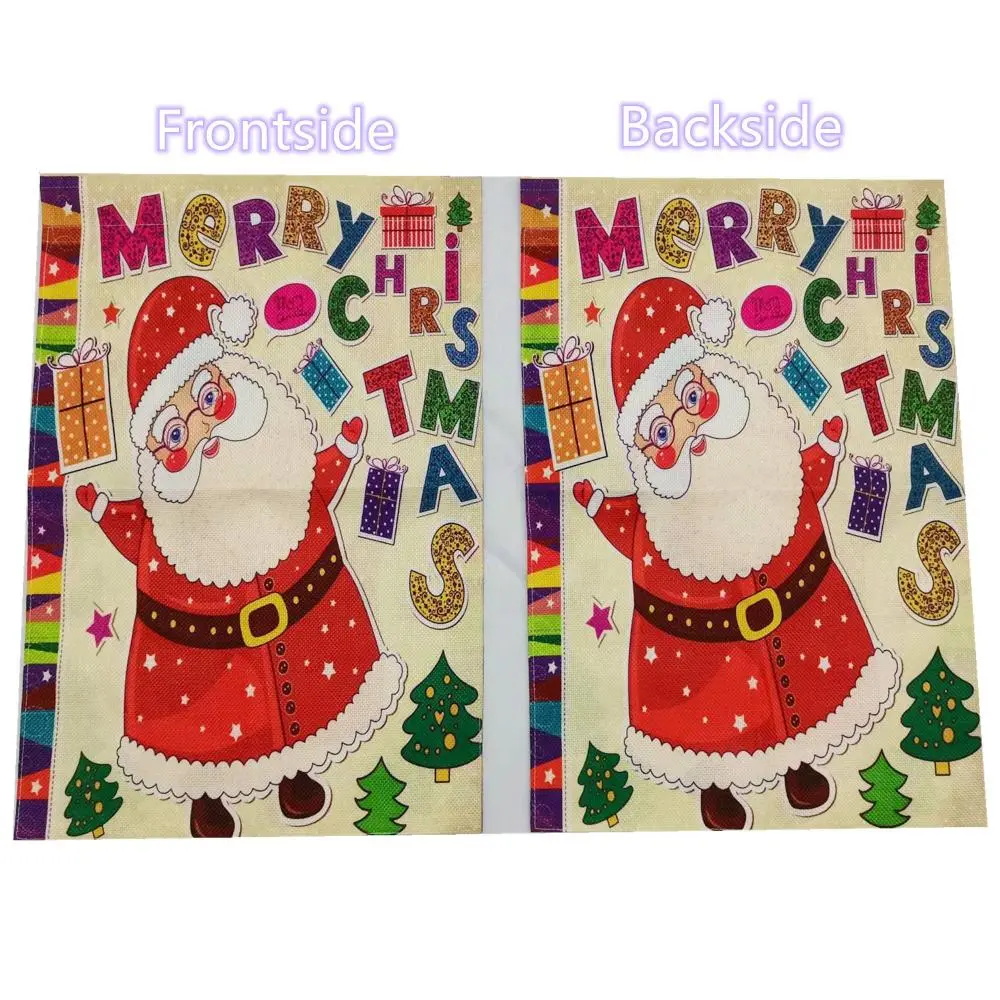 Drapeau double face en chanvre de jardin