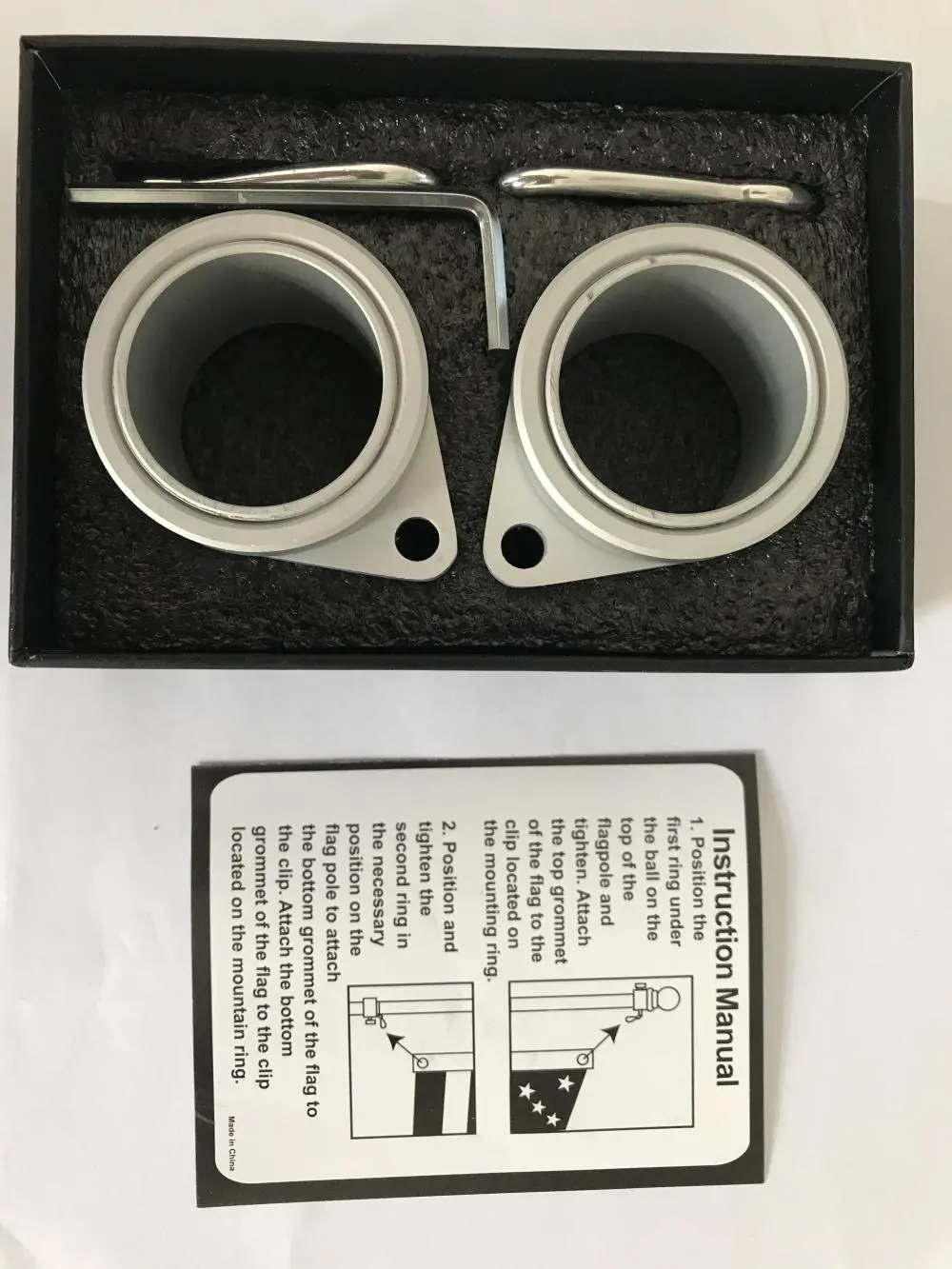 Drapeaux rotatifsAnneaux de montage